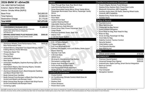 2026 BMW X1 xDrive28i