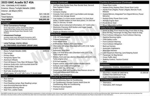 2023 GMC Acadia FWD SLT