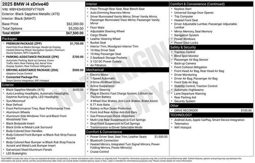 2025 BMW i4 Gran Coupe xDrive40