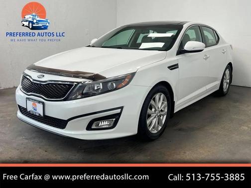 WHITE 2015 Kia Optima EX