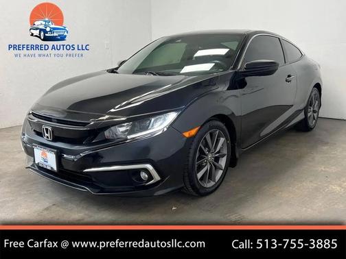 BLACK 2020 Honda Civic EX