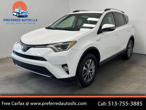 WHITE 2017 Toyota RAV4 Hybrid XLE