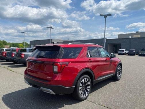 Rapid Red Metallic Tinted Clearcoat 2026 Ford Explorer Platinum