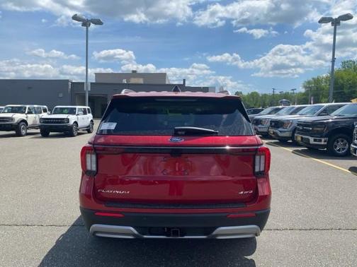 Rapid Red Metallic Tinted Clearcoat 2026 Ford Explorer Platinum
