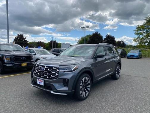 Carbonized Gray Metallic 2026 Ford Explorer Platinum