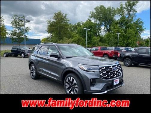 Carbonized Gray Metallic 2026 Ford Explorer Platinum