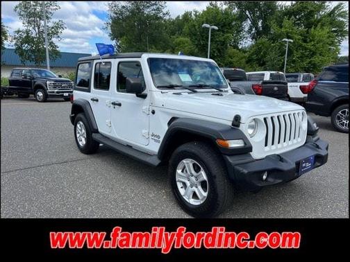 Bright White Clearcoat 2018 Jeep Wrangler Unlimited Sport