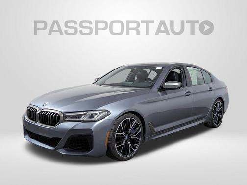 Bluestone Metallic 2021 BMW M550 i Xdrive