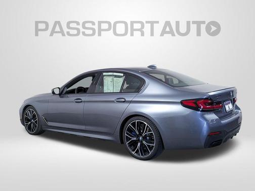 Bluestone Metallic 2021 BMW M550 i Xdrive