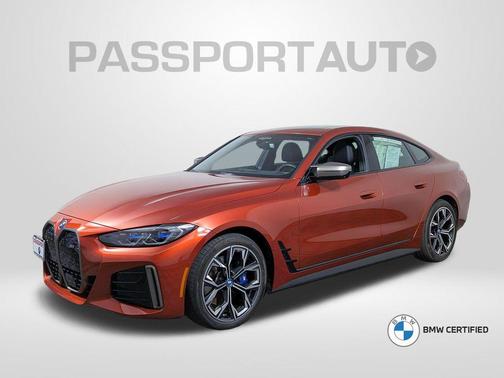Sunset Orange Metallic 2023 BMW i4 Gran Coupe M50