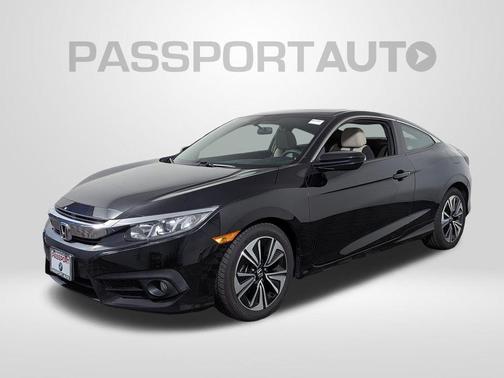 Black 2017 Honda Civic EX-T