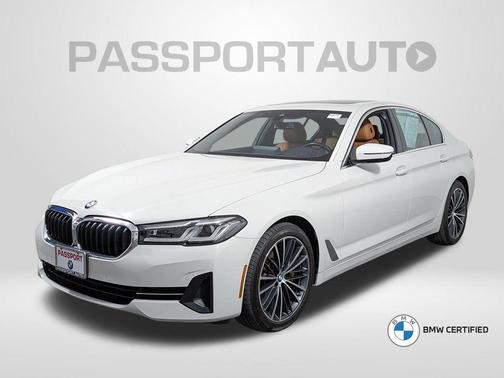 Alpine White 2023 BMW 530 i xDrive