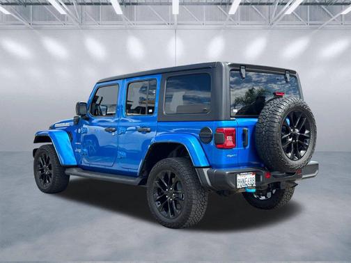 Hydro Blue Pearlcoat 2023 Jeep Wrangler 4xe Sahara