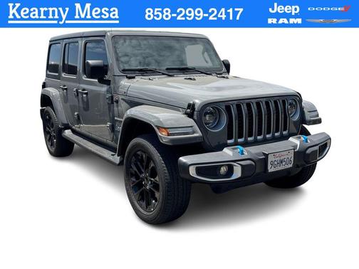 Sting-Gray Clearcoat 2023 Jeep Wrangler 4xe Sahara