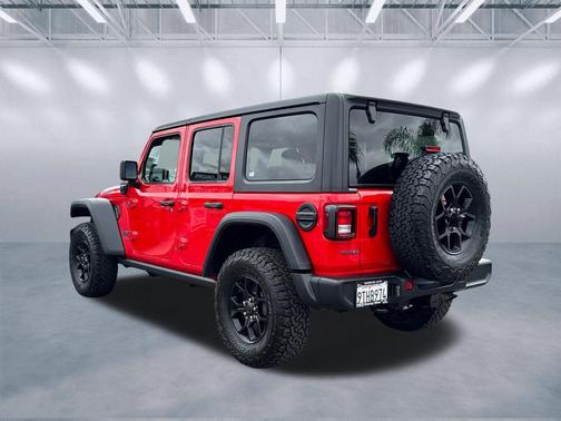 Firecracker Red Clearcoat 2025 Jeep Wrangler 4xe Willys
