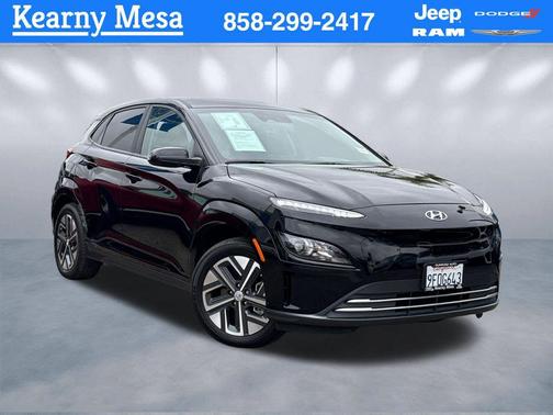 Abyss Black Pearl 2023 Hyundai KONA EV SE