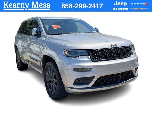 Billet Silver Metallic Clearcoat 2018 Jeep Grand Cherokee High Altitude