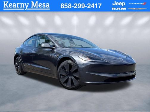 Stealth Grey 2025 Tesla Model 3 Long Range