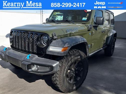 Sarge Green Clearcoat 2023 Jeep Wrangler 4xe Base