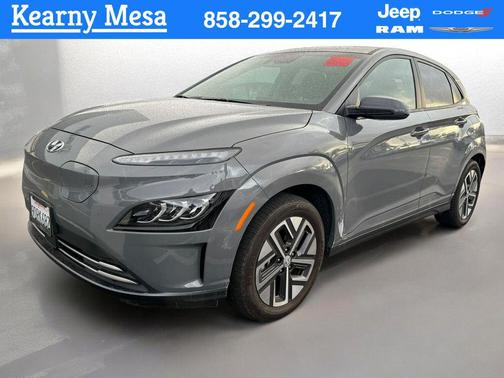 Galactic Gray 2023 Hyundai KONA EV Limited