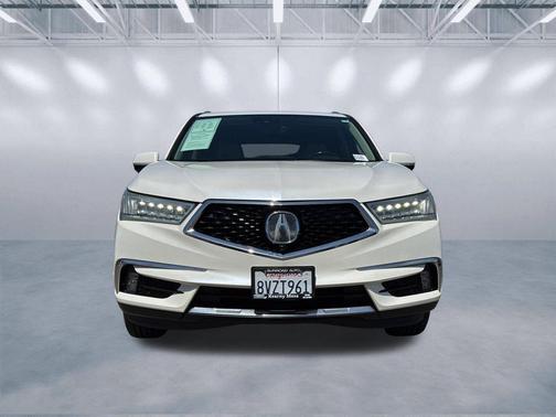 White Diamond Pearl 2018 Acura MDX 3.5L w/Advance Package