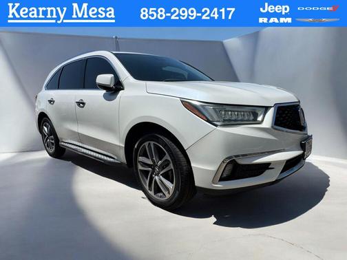 White Diamond Pearl 2018 Acura MDX 3.5L w/Advance Package