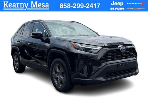 Midnight Black Metallic 2023 Toyota RAV4 Hybrid XLE