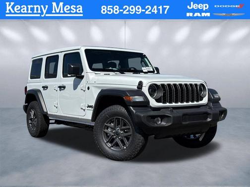 Bright White Clearcoat 2026 Jeep Wrangler Sport S