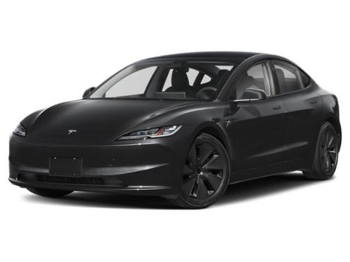 Solid Black 2024 Tesla Model 3 Long Range
