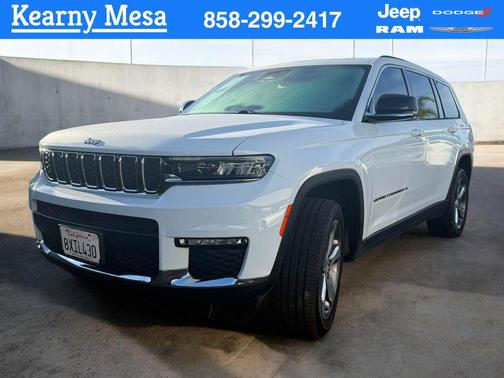 Bright White Clearcoat 2021 Jeep Grand Cherokee L Limited