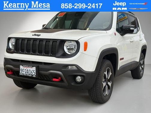 Alpine White Clearcoat 2022 Jeep Renegade Trailhawk