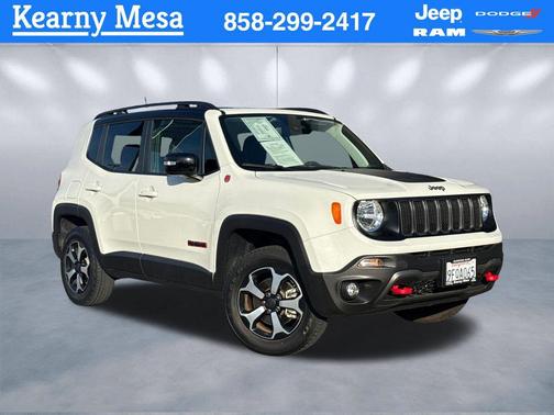 Alpine White Clearcoat 2022 Jeep Renegade Trailhawk