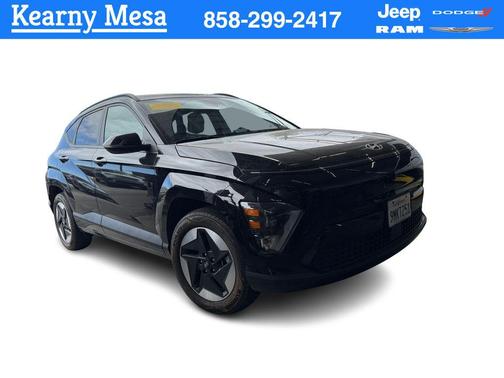 Abyss Black Pearl 2024 Hyundai KONA EV SEL