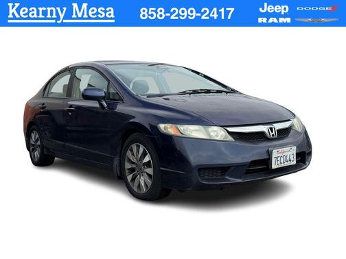 Blue 2010 Honda Civic EX