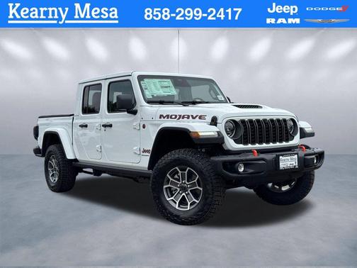 Bright White Clearcoat 2026 Jeep Gladiator Mojave X 4x4