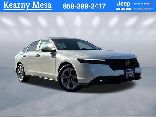 Platinum White Pearl 2023 Honda Accord LX 1.5T