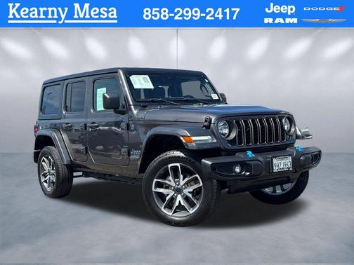 Granite Crystal Metallic Clearcoat 2024 Jeep Wrangler 4xe Sport S
