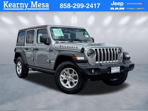 Billet Silver Metallic Clearcoat 2021 Jeep Wrangler Unlimited Sport