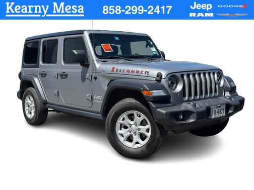 Billet Silver Metallic Clearcoat 2021 Jeep Wrangler Unlimited Islander 4x4