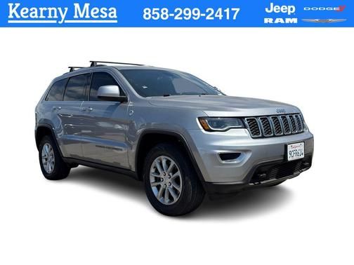 Billet Silver Metallic Clearcoat 2021 Jeep Grand Cherokee Laredo