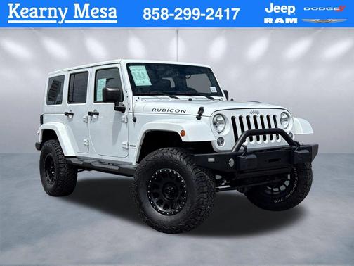 Bright White Clearcoat 2015 Jeep Wrangler Unlimited Rubicon