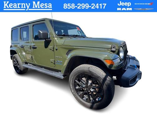 Sarge Green Clearcoat 2023 Jeep Wrangler 4xe Sahara