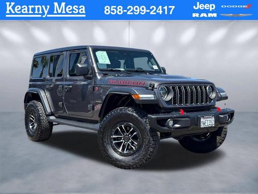 Granite Crystal Metallic Clearcoat 2025 Jeep Wrangler Rubicon