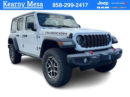 Bright White Clearcoat 2024 Jeep Wrangler Rubicon