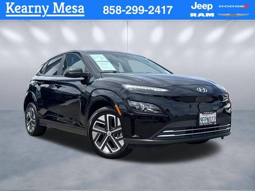 Abyss Black Pearl 2023 Hyundai KONA EV SE