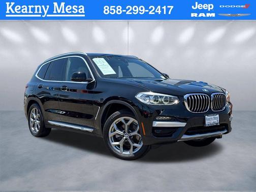 Jet Black 2020 BMW X3 sDrive30i