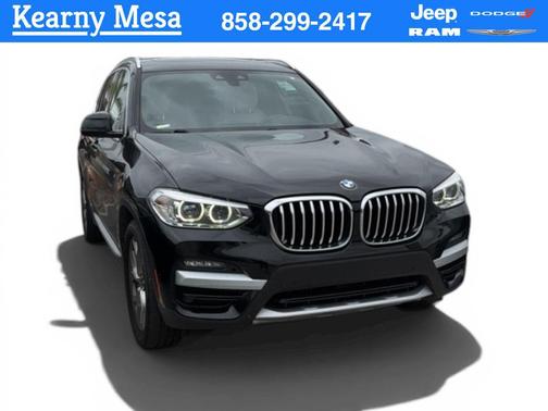 Jet Black 2020 BMW X3 sDrive30i