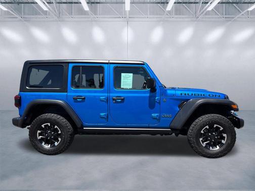 Hydro Blue Pearlcoat 2024 Jeep Wrangler 4xe Rubicon