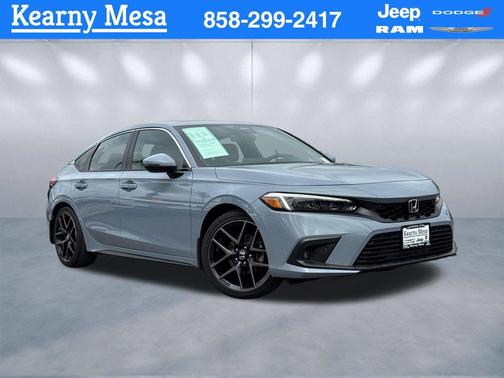 Light Blue 2022 Honda Civic Sport Touring