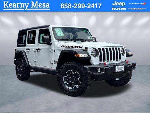 Bright White Clearcoat 2023 Jeep Wrangler Rubicon